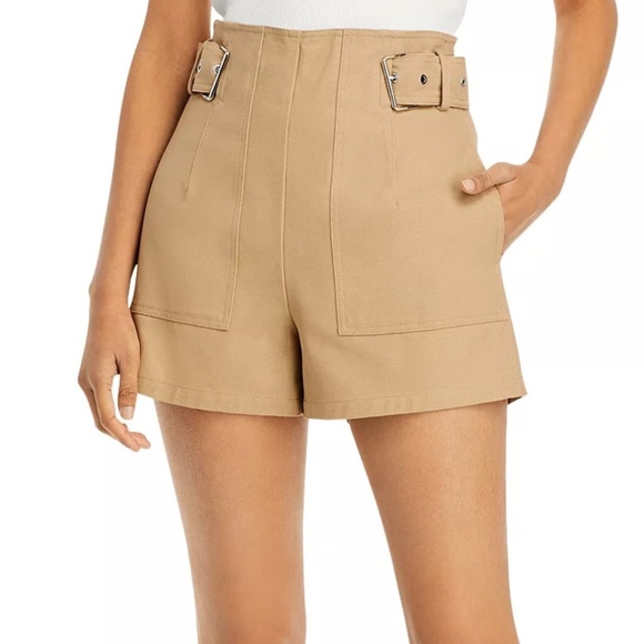3.1 Phillip Lim Pants - 3.1 Phillip Lim Utility Side Belted Shorts US6